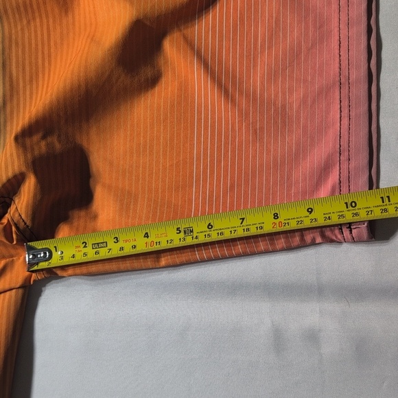 Art Class Gradient Black and Orange Youth Swim Shorts Size 18 - Picture 8 of 10